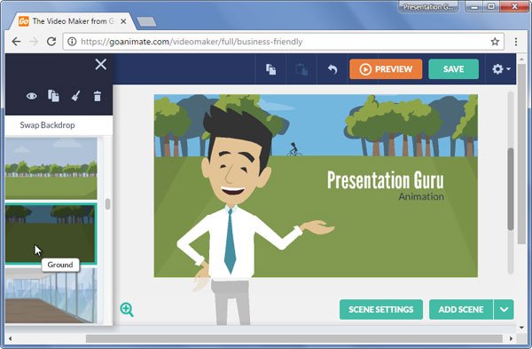online presentation with video